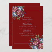 Activiteiten in de omgeving van Burgundy Peony & B Kaart (Voorkant / Achterkant)