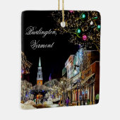 Activiteiten in de omgeving van Burlington, Vermon Keramisch Ornament (Rechts)