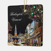 Activiteiten in de omgeving van Burlington, Vermon Keramisch Ornament (Links)