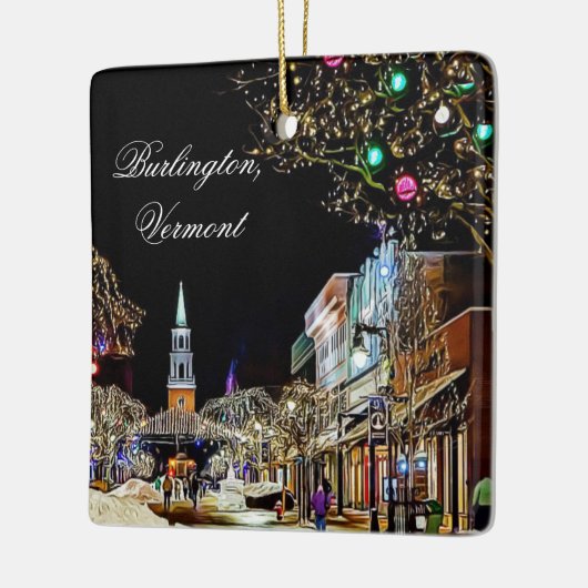 Activiteiten in de omgeving van Burlington, Vermon Keramisch Ornament (Links)