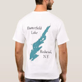 Activiteiten in de omgeving van Butterfield Lake L T-shirt (Achterkant)
