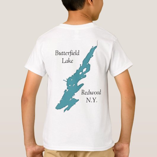 Activiteiten in de omgeving van Butterfield Lake L T-shirt (Achterkant)
