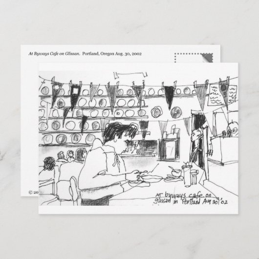 Activiteiten in de omgeving van Byways Cafe on Gli Briefkaart (Voorkant / Achterkant)