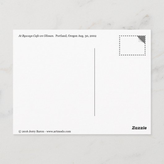 Activiteiten in de omgeving van Byways Cafe on Gli Briefkaart (Achterkant)