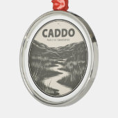 Activiteiten in de omgeving van Caddo National Gra Metalen Ornament (Links)