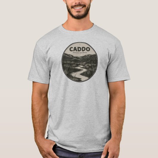 Activiteiten in de omgeving van Caddo National Gra T-shirt (Voorkant)
