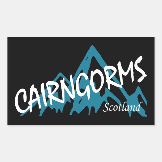 Activiteiten in de omgeving van Cairngorms Nationa Rechthoekige Sticker (Voorkant)