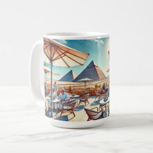 Activiteiten in de omgeving van Caïro Egypt Giza P Koffiemok