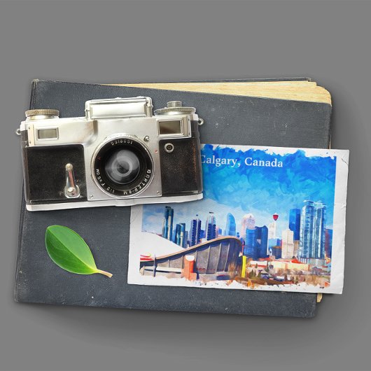 Activiteiten in de omgeving van Calgary Alberta Ca Briefkaart