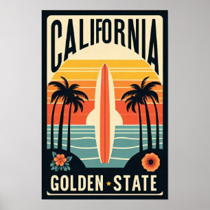 Activiteiten in de omgeving van California Golden Poster
