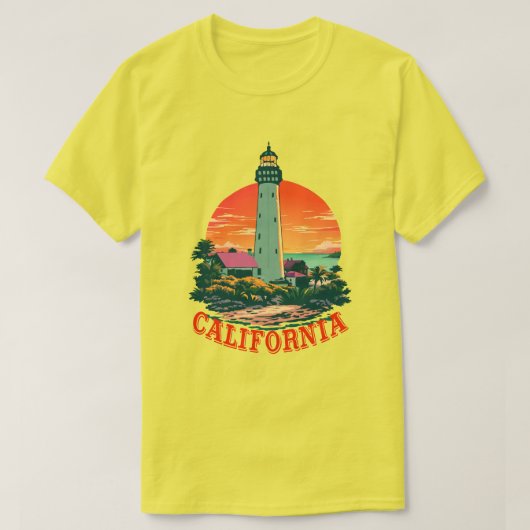 Activiteiten in de omgeving van California Lightho T-shirt (Design voorkant)