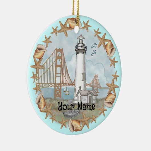 Activiteiten in de omgeving van California Shells Keramisch Ornament (Rechts)