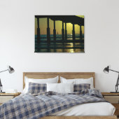 Activiteiten in de omgeving van California Sunset Canvas Afdruk (Insitu (Slaapkamer))
