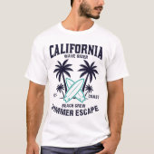 Activiteiten in de omgeving van California Wave Ri T-shirt (Voorkant)