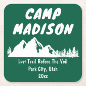 Activiteiten in de omgeving van Camp Bachelorette  Kartonnen Onderzetters (Voorkant)