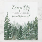 Activiteiten in de omgeving van Camp Bachelorette Wijn Etiket (Enkel label)