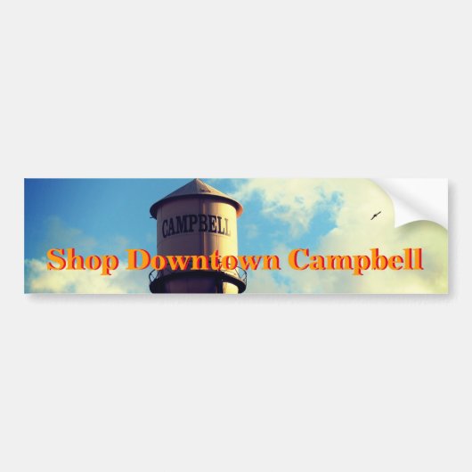 Activiteiten in de omgeving van Campbell Water Tow Bumpersticker (Voorkant)