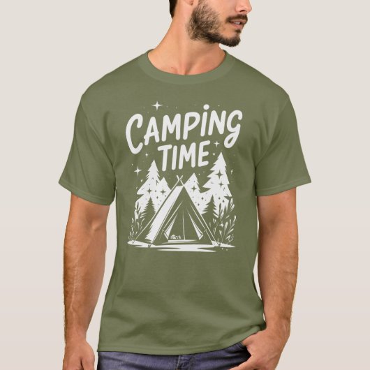 Activiteiten in de omgeving van Camping Time Adven T-shirt (Voorkant)