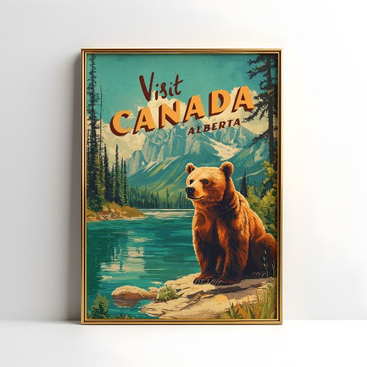 Activiteiten in de omgeving van Canada Alberta - G Poster