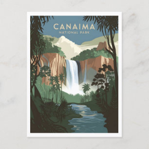 Activiteiten in de omgeving van Canaima National P Briefkaart