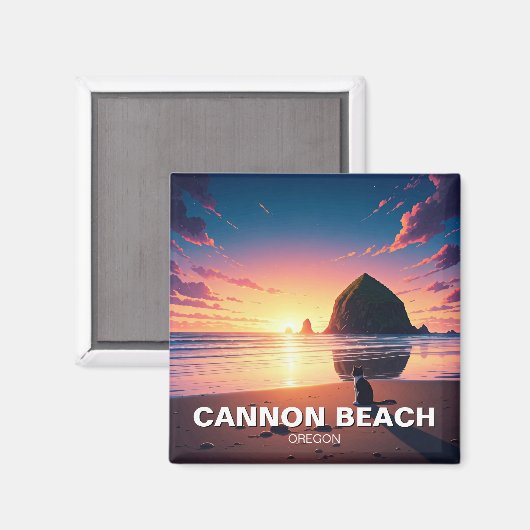 Activiteiten in de omgeving van Cannon Beach Orego Magneet (Voorkant / Achterkant)