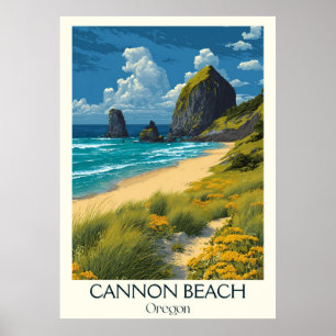 Activiteiten in de omgeving van Cannon Beach Orego Poster