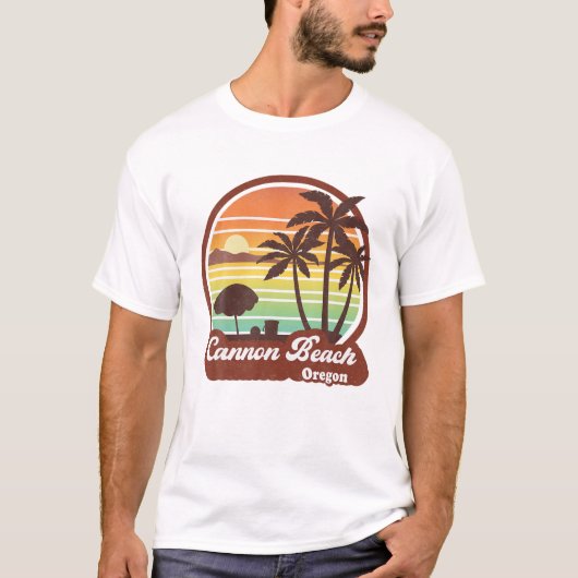 Activiteiten in de omgeving van Cannon Beach Orego T-shirt (Voorkant)
