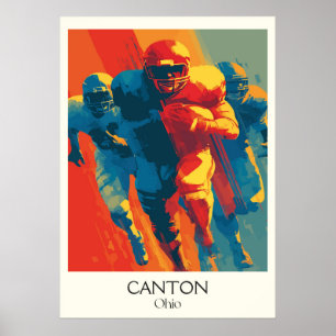Activiteiten in de omgeving van Canton Ohio City P Poster