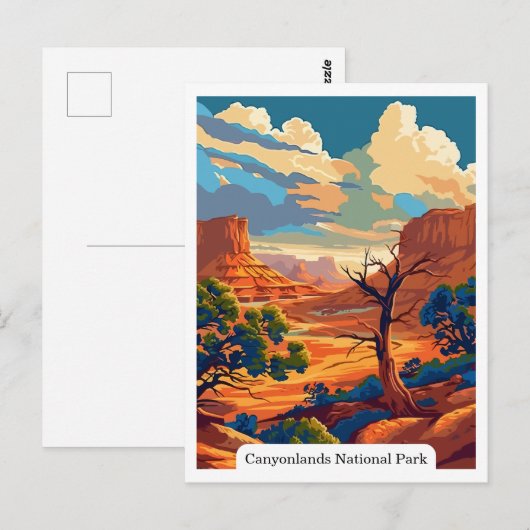 Activiteiten in de omgeving van Canyonlands Nation Briefkaart (Voorkant / Achterkant)