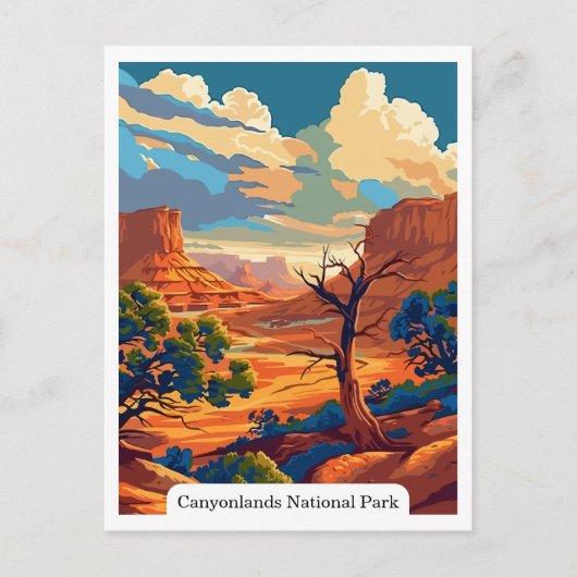 Activiteiten in de omgeving van Canyonlands Nation Briefkaart (Voorkant)