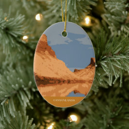Activiteiten in de omgeving van Canyonlands Nation Keramisch Ornament