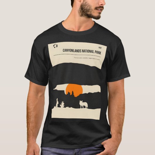 Activiteiten in de omgeving van Canyonlands Nation T-shirt (Voorkant)