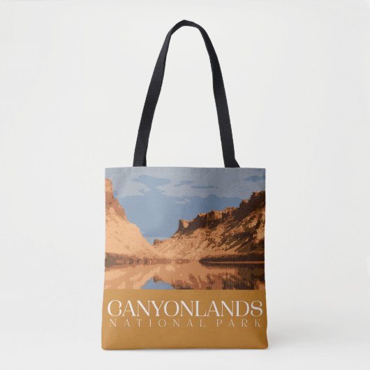 Activiteiten in de omgeving van Canyonlands Nation Tote Bag (Voorkant)