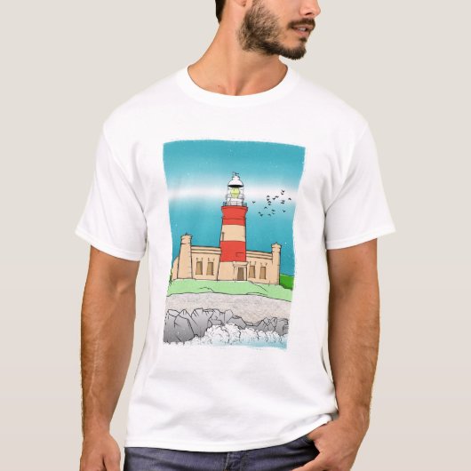 Activiteiten in de omgeving van Cape Agulhas Light T-shirt (Voorkant)