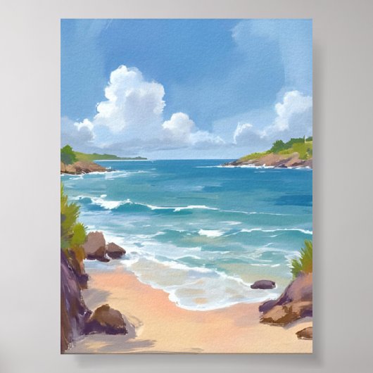 Activiteiten in de omgeving van Cape Cod Beach Bay Poster (Voorkant)