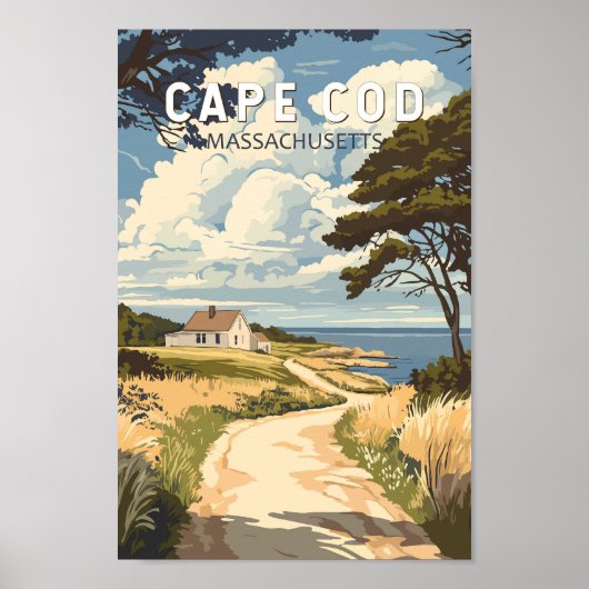 Activiteiten in de omgeving van Cape Cod Massachus Poster (Voorkant)