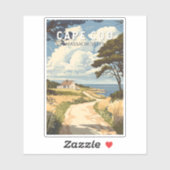 Activiteiten in de omgeving van Cape Cod Massachus Sticker (Vel)