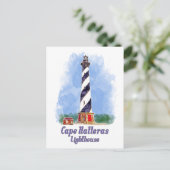 Activiteiten in de omgeving van Cape Hatteras Ligh Briefkaart (Staand voorkant)