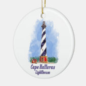 Activiteiten in de omgeving van Cape Hatteras Ligh Keramisch Ornament (Links)