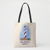 Activiteiten in de omgeving van Cape Hatteras Ligh Tote Bag (Voorkant)