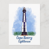 Activiteiten in de omgeving van Cape Henry Lightho Briefkaart (Voorkant)