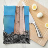 Activiteiten in de omgeving van Cape Henry Lightho Theedoek (Quarter Fold)