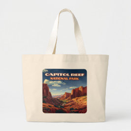 Activiteiten in de omgeving van Capitol Reef Natio Grote Tote Bag