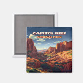 Activiteiten in de omgeving van Capitol Reef Natio Magneet (Voorkant / Achterkant)