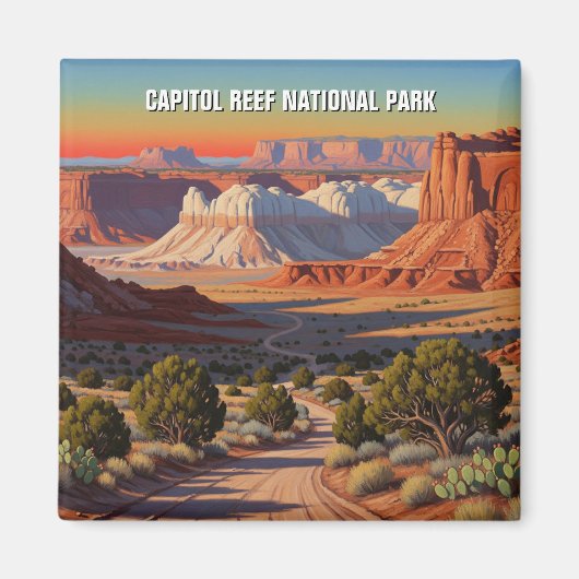 Activiteiten in de omgeving van Capitol Reef Natio Magneet (Voorkant)