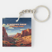 Activiteiten in de omgeving van Capitol Reef Natio Sleutelhanger (Achterkant)