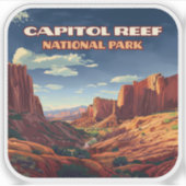Activiteiten in de omgeving van Capitol Reef Natio Sticker (Voorkant)