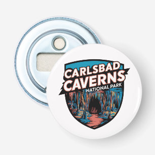 Activiteiten in de omgeving van Carlsbad Caverns N Button Flesopener