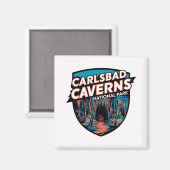 Activiteiten in de omgeving van Carlsbad Caverns N Magneet (Voorkant / Achterkant)