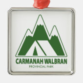 Activiteiten in de omgeving van Carmanah Walbran P Metalen Ornament (Voorkant)